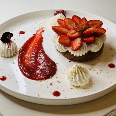 tarte aux fraises des Alpilles revisitée