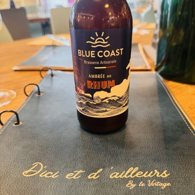 Biere blue coast ambrée au rhum