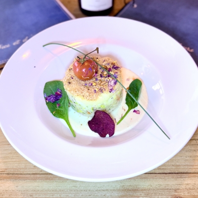 Parmentier de cabillaud et petits légumes